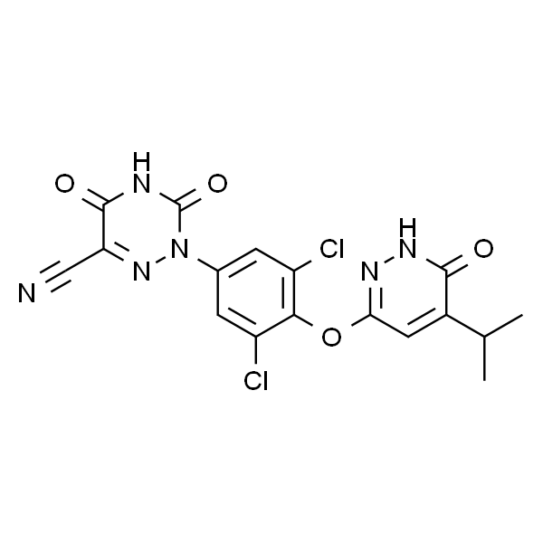 2-(3,5-二氯-4-((5-异丙基-6-氧代-1,6-二氢哒嗪-3-基)氧基)苯基)-3,5-二氧代-2,3,4,5-四氢-1,2,4-三嗪-6-腈