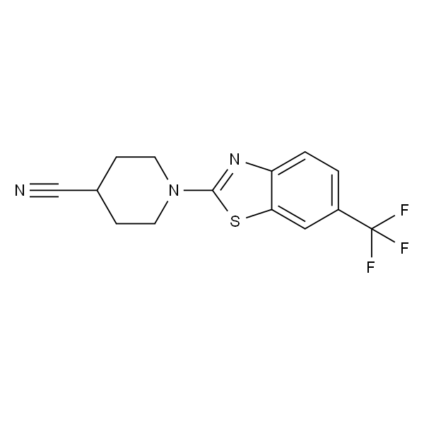 1-(6-(三氟甲基)苯并[d]噻唑-2-基)哌啶-4-碳腈