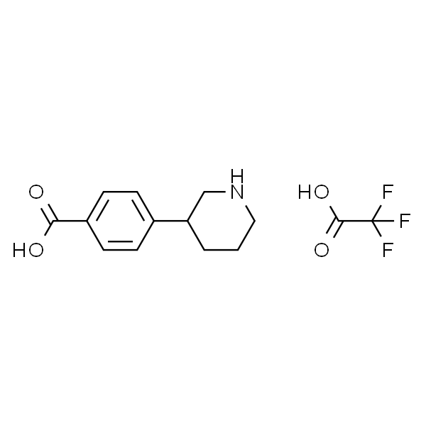 4-(哌啶-3-基)苯甲酸 2,2,2-三氟乙酸(1:1)