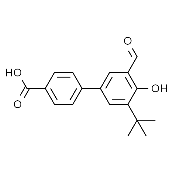 3’-叔丁基-4’-羟基-5’-甲酰基联苯-4-甲酸