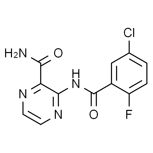 2-Pyrazinecarboxamide, 3-[(5-chloro-2-fluorobenzoyl)amino]-