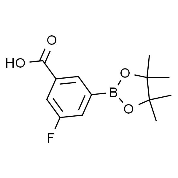 3-氟-5-(4,4,5,5-四甲基-1,3,2-二氧硼杂环戊烷-2-基)苯甲酸