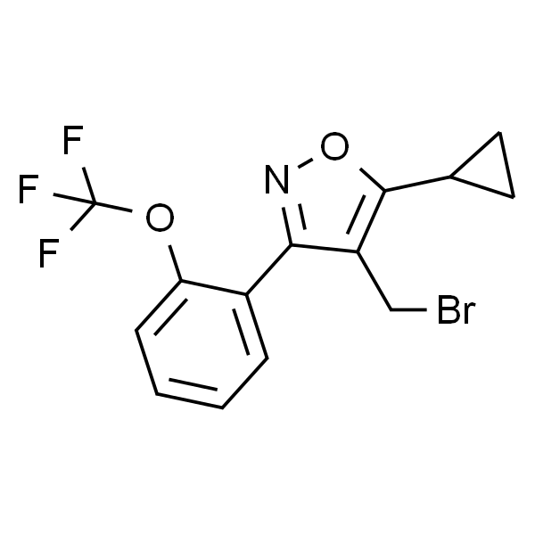 4-(溴甲基)-5-环丙基-3-[2-(三氟甲氧基)苯基]异噁唑