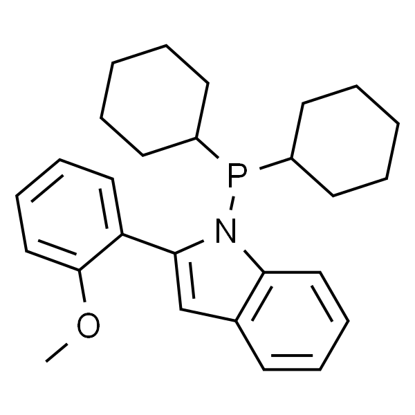 1-(二环己基膦基)-2-(2-甲氧苯基)-1H-吲哚