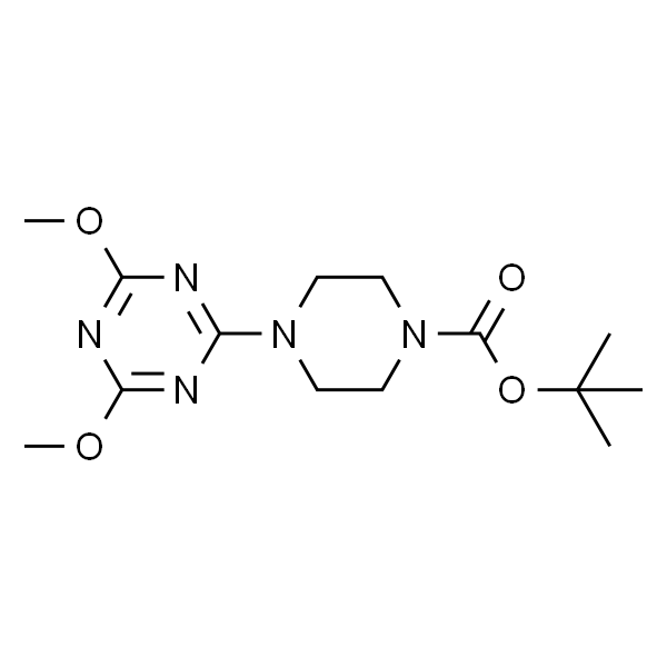 2-(4-Boc-1-哌嗪基)-4,6-二甲氧基-1,3,5-三嗪