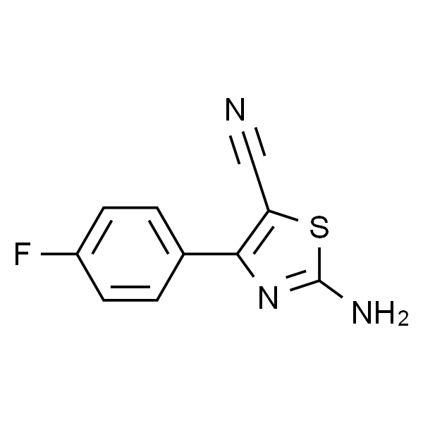2-氨基-4-(4-氟苯基)-1,3-噻唑-5-腈