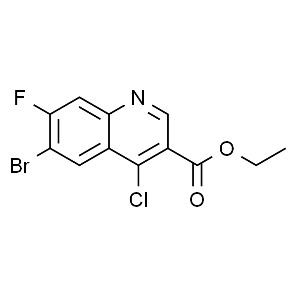 6-溴-4-氯-7-氟喹啉-3-羧酸乙酯
