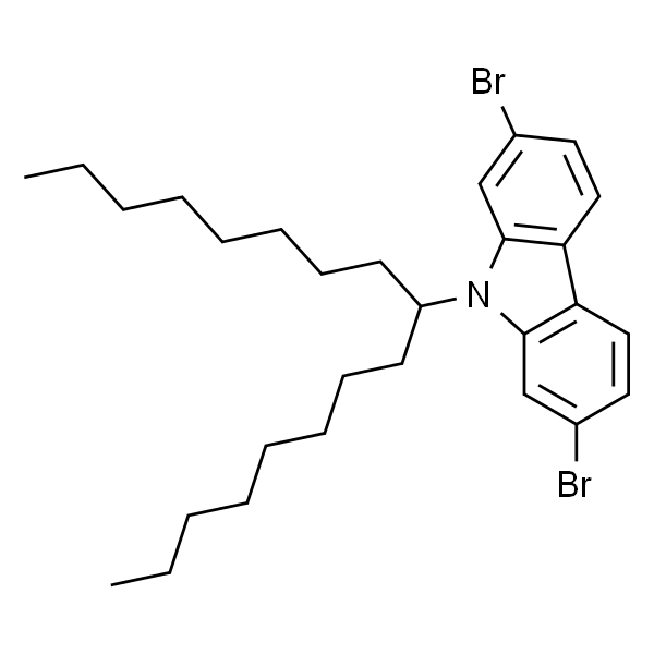 2,7-二溴-9-(1-辛基壬基)-9H-咔唑