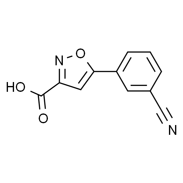 5-(3-氰基苯基)异噁唑-3-甲酸