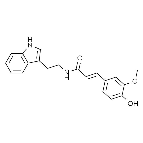 (E)-N-[2-(3-吲哚基)乙基]-3-(3-甲氧基-4-羟基苯基)丙烯酰胺