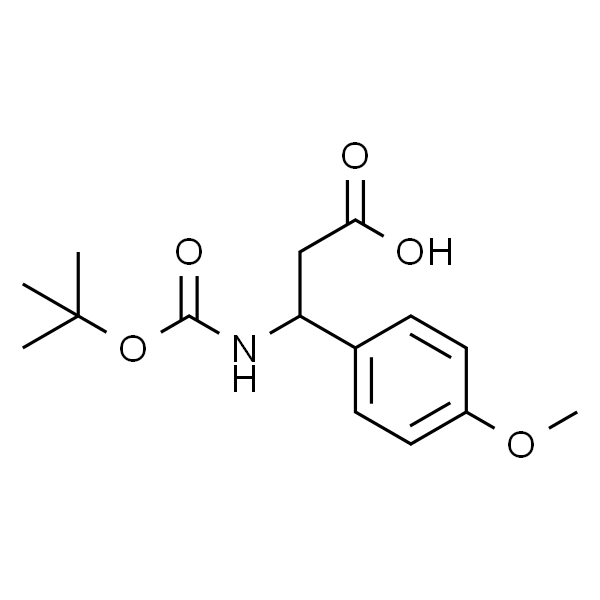 3-((叔丁氧羰基)氨基)-3-(4-甲氧基苯基)丙酸