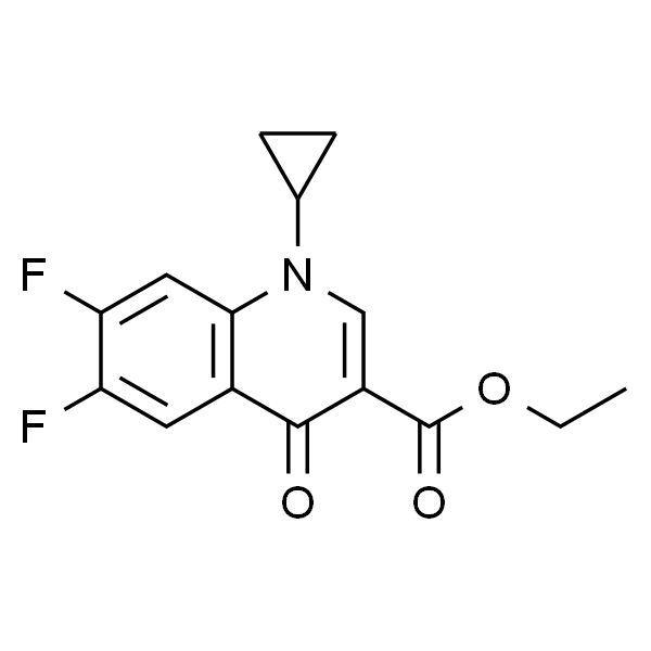 1-环丙基-6,7-二氟-4-氧代-1,4-二氢喹啉-3-羧酸乙酯